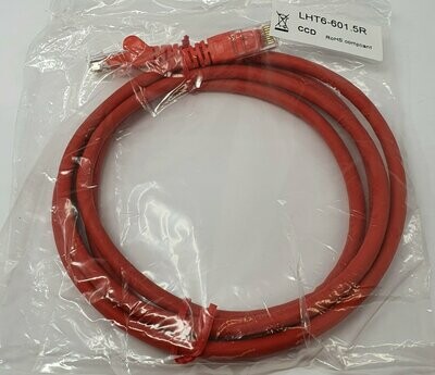 LHT6-601.5R networking cable 1.5 m Cat5e U/UTP Red