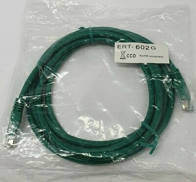 CAT6 Green 2m Ethernet Patch Cable (U/UTP)