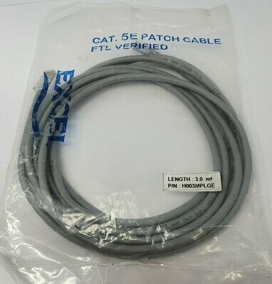 Excel 3 Metre Networking/Patch Cable CAT5E H003MPLGE (Grey)