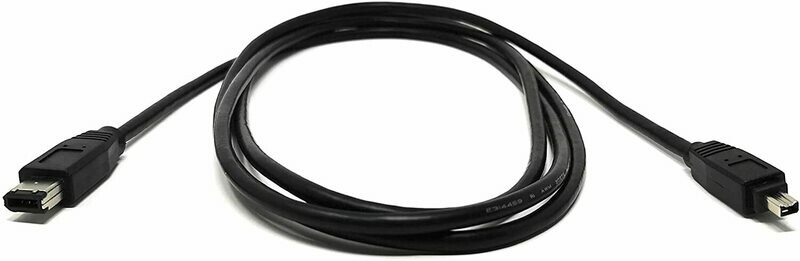 Generic 2m Mini Firewire 4 Pin To 6 Pin Firewire Cable