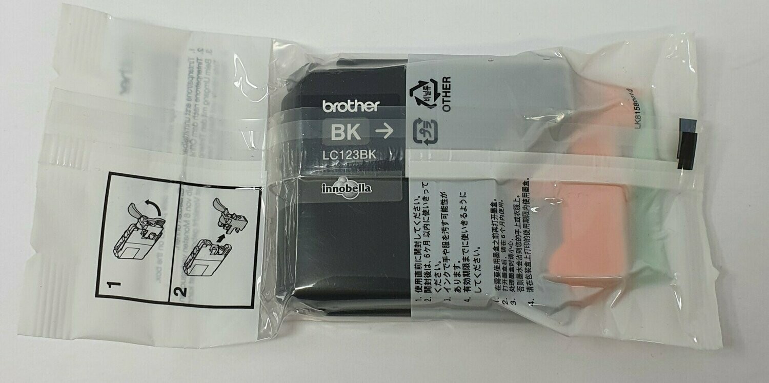 Brother LC123 4 Colour Ink Cartridge Multipack (contains LC-123BK, LC-123C, LC-123M & LC-123Y)