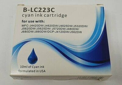 Compatible Brother LC223 Cyan (B-LC223C)