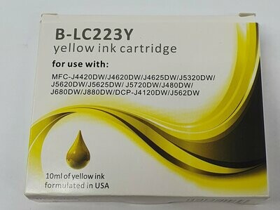 Compatible Brother LC223 Yellow Ink (B-LC223Y)
