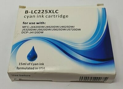 Compatible Brother LC225XL Cyan (B-LC225XLC)