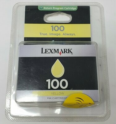 Genuine Lexmark 100 Yellow Ink (14N0902BR)