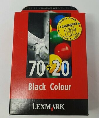 Genuine Lexmark 70+20 Black and Colour