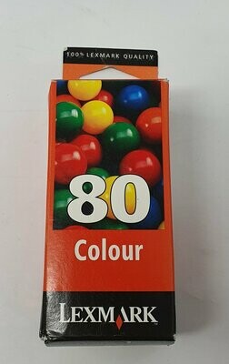 Genuine Lexmark 80 Colour (12A1980E)