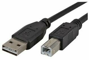 Generic USB A To USB B cable 1.8m Black