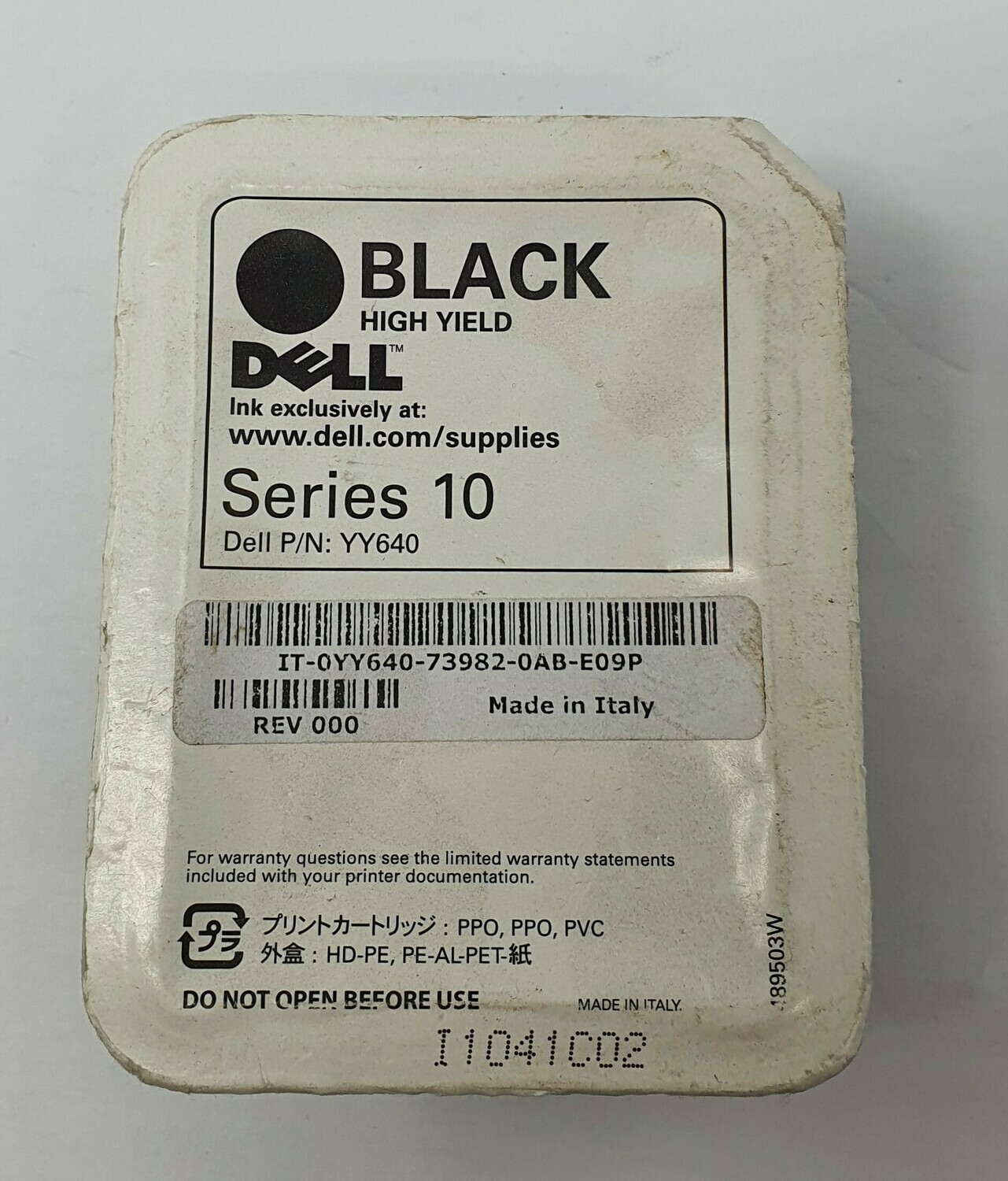 Genuine Dell Series 10 Black  P/N:YY640
