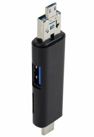 USB 3.1 Type-C Male To Micro USB 3.0 2.0 OTG TF SD Female Adapter Card Reader