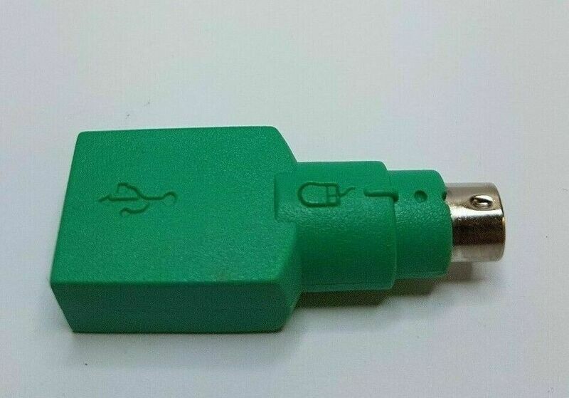 Microsoft PS2 to USB Female To PS/2 Male Converter Changer Adapter For Keyboard/Mouse