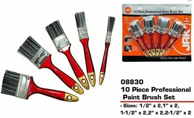 Professional Paint Brush Set - 10 Piece