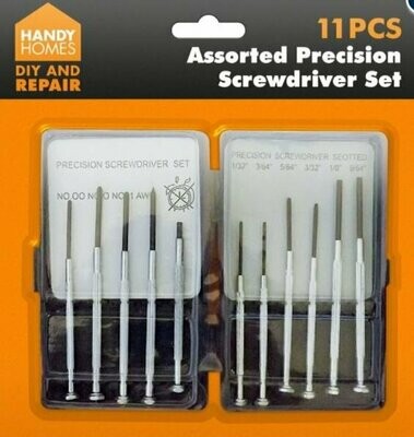 Handy Homes Precision Screwdriver Set - Assorted Set - 11 Piece