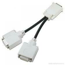 Molex DMS-59 Male to Dual DVI 24+5 Female Female Splitter Extension Cable for Graphics Cards & Monitor