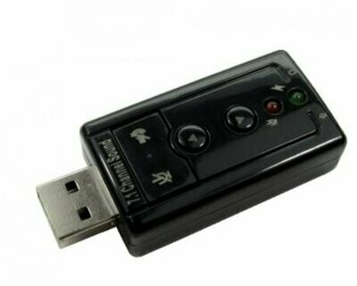 NEWlink USB 3D 7.1 Audio Adapter with MIC + Headphone Ports