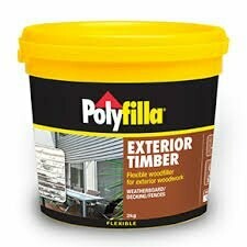 Poly Polyfilla Exterior Timber Flexible Woodfiller 450g