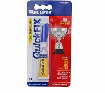 Selleys Quick Fix Non Drip Gel Supa Glue 3g Tube
