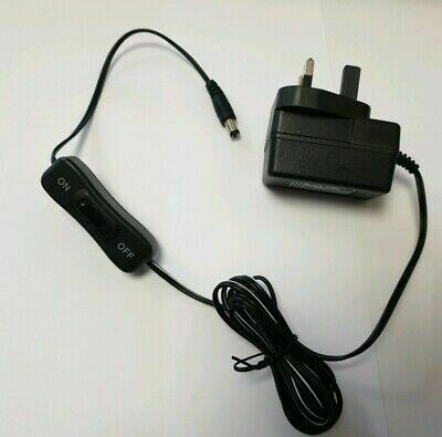 6V 50mA AC/DC UK 3 Pin Mains Power Supply Adapter 5.45mm Jack Model HYND 0600050UK