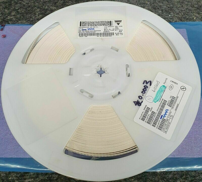 Vishay CRCW120610K0FKEB THICK FILM, 10K, 1%, 0.25W, 1206 Comes on a reel of 9999