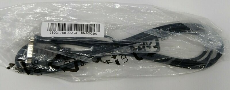 389G1918GAA503 DB9 Male to 2.5mm TRRS Male Serial RS232 Adapter Cable,  1.8m Black