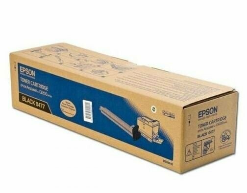 Epson AcuLaser C9200 Series C13S050477, S050477, 0477 Black Toner Cartridge