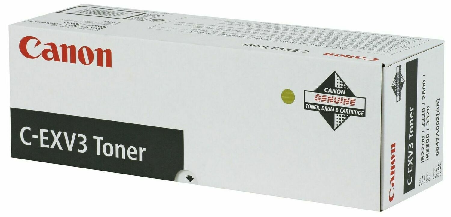 Genuine Canon C-EXV 3 Black Toner Cartridge