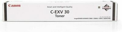 Genuine Canon C-EXV 30 Black Toner Cartridge
