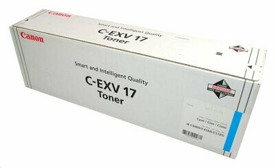 Genuine Canon C-EXV 17 Cyan Toner Cartridge