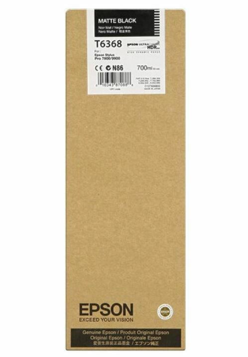 Epson T6368 For Stylus Pro, Ink Cartridge Matte Black (Out of Date 03.2012)