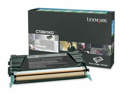 Genuine Lexmark C736H1KG Black Toner Cartridge