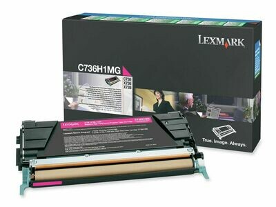 Genuine Lexmark C736H1MG High Capacity Toner Cartridge