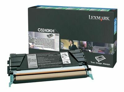 Genuine Lexmark C5240KH Black High Capacity Toner Cartridge