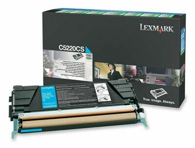 Genuine Lexmark C5220CS Cyan Toner Cartridge
