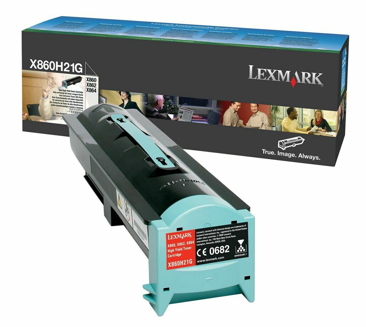 Genuine Lexmark X860H21G High Capacity Black Toner Cartridge