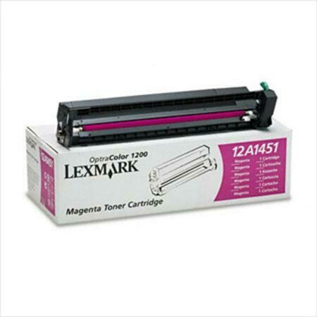 Genuine Lexmark 12A1451 Magenta Toner Cartridge