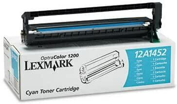 Genuine Lexmark 12A1452 Cyan Toner Cartridge