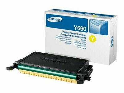 Genuine Samsung CLP-Y660A Yellow Toner Cartridge