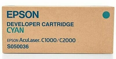 Epson Developer Cartridge Cyan Epson AcuLaser C1000/C2000 S050036