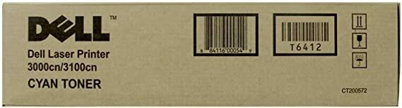 Genuine Dell T6412 Cyan Toner Cartridge