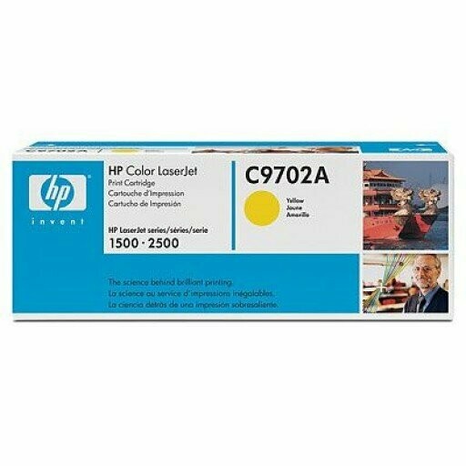 Genuine HP C9702A Yellow Toner Cartridge