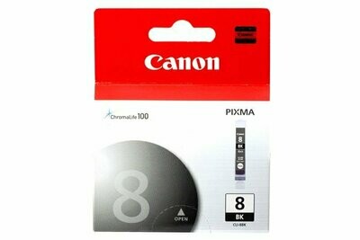 Genuine Canon 8 Black Ink Cartridge (CLI-8BK)