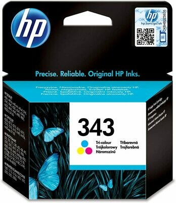 Genuine HP 343 Tri-Colour Out of Date ( 2013)