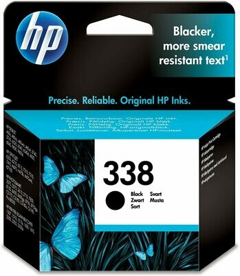 Genuine HP 338 Black Ink Out of Date (2013)