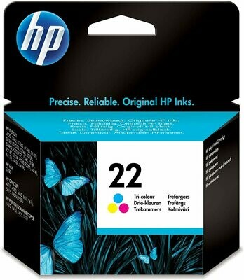 Genuine HP 22 Tri-Colour Ink Out of Date (2013)