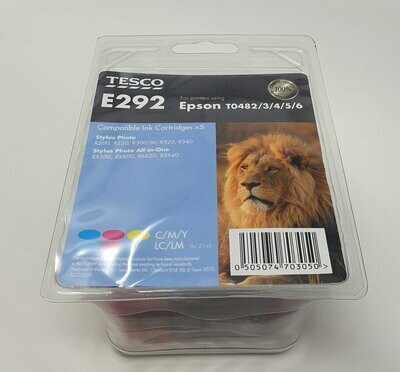 Tesco Compatible Epson T0482/3/4/5/6 Coloured Inks