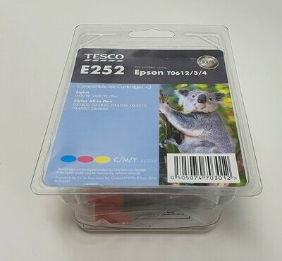 Tesco Compatible Epson T0612/3/4 Coloured Ink