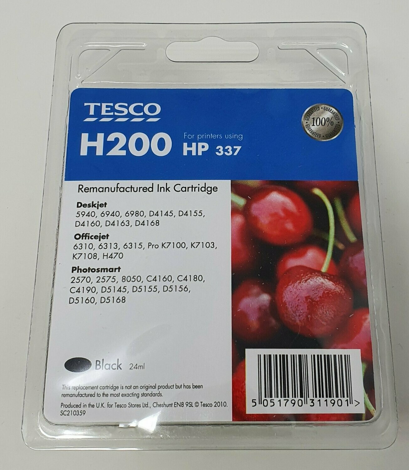 Tesco Compatible HP 337 Black Ink Cartridge (H200)