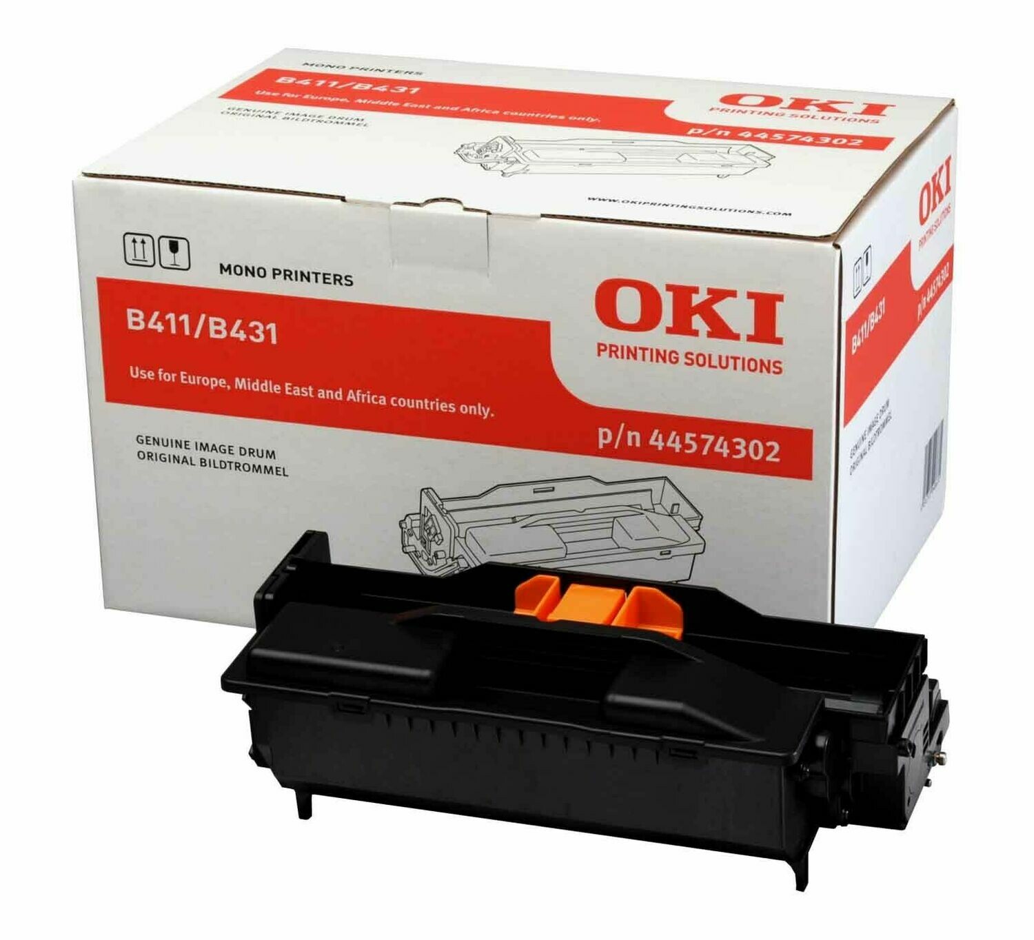 Genuine Oki 44574302 Black image Drum
