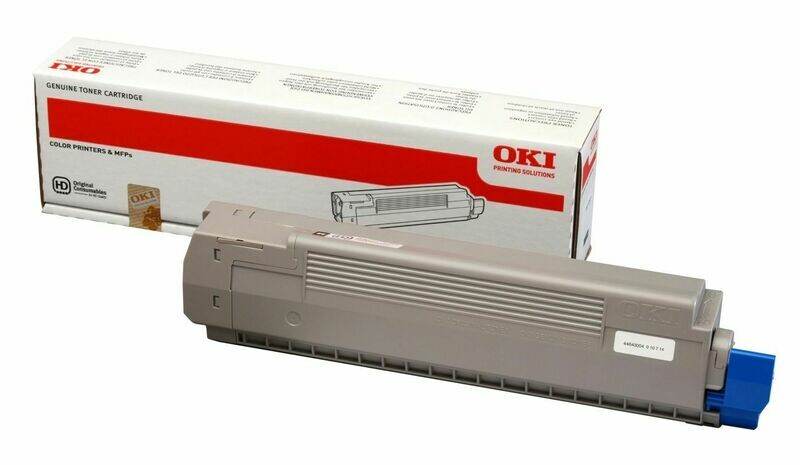 Genuine Oki 44643004 Black Toner Cartridge