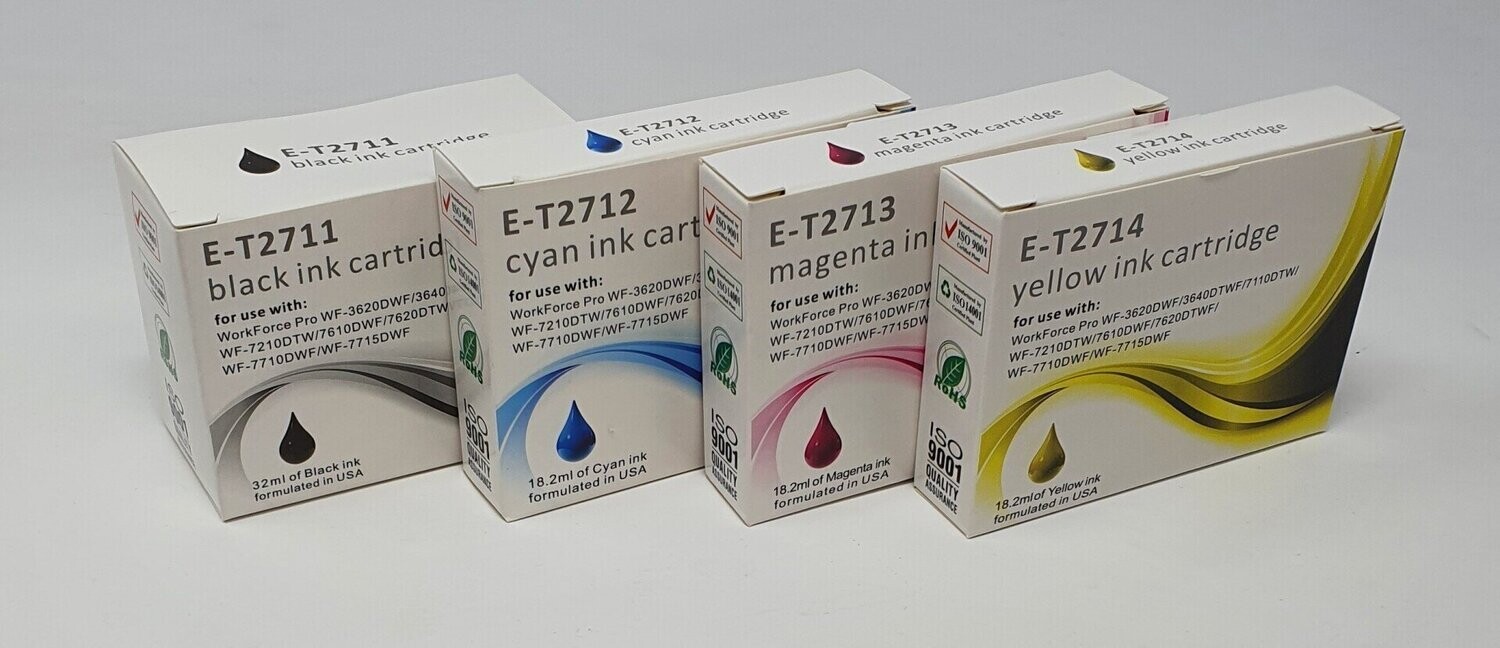 Compatible Epson Multipack 27 Inks BK, C, M, Y